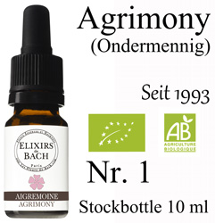 Bio Bachbl�ten Agrimony Odermennig bei Unruhe, Sorgen, Kummer