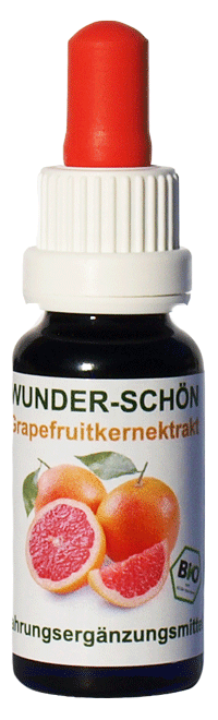 Grapefruitkernextrakt in Bio-Qualit�t von Wunder-Sch�n