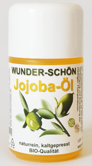 naturreines Jojoba�l von WUNDER-SCH�N Naturprodukte