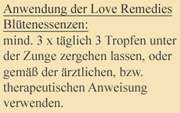 Anwendung Love Remedies Australische Buschbl�ten Essenzen